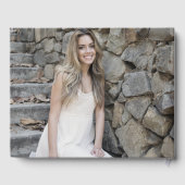 Chic Pink & White 16 . Geburtstag Foto Gästebuch (Rückseite)