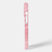 Chic Pink Zebra Animal Print Case-Mate iPhone Hülle (Rückseite / Links)