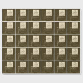 Chic Pisces wordcloud Geschenkpackung, Eigenschaft Geschenkpapier (Flach)