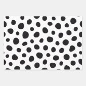 Chic Playful Energy Dalmatian Spot Pattern Geschenkpapier Set (Vorderseite 3)
