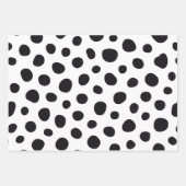 Chic Playful Energy Dalmatian Spot Pattern Geschenkpapier Set (Vorderseite 2)