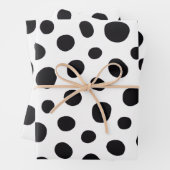 Chic Playful Energy Dalmatian Spot Pattern Geschenkpapier Set (Beispiel)