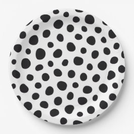 Chic Playful Energy Dalmatian Spot Pattern Pappteller