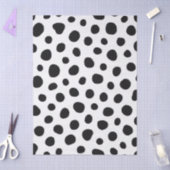 Chic Playful Energy Dalmatian Spot Pattern Seidenpapier (Basteln)