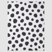 Chic Playful Energy Dalmatian Spot Pattern Seidenpapier (Vorderseite)