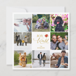 Chic Poinsettias Collage 8 Fotos Weihnachten