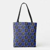 Chic Police Officer Thin Blue Line Abzeichen Muste Tasche (Rückseite)