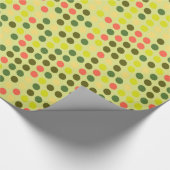 Chic Polka Dot Mosaic Muster #3 Geschenkpapier (Ecke)