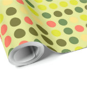 Chic Polka Dot Mosaic Muster #3 Geschenkpapier (Rolleneckpunkt)