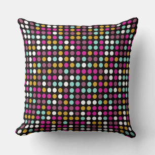Chic Polka Dot Mosaic Muster #5 Kissen