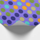 Chic Polka Dot Mosaic Muster #6 Geschenkpapier (Ecke)