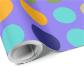 Chic Polka Dot Mosaic Muster #6 Geschenkpapier (Rolleneckpunkt)