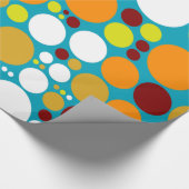 Chic Polka Dot Mosaic Muster #7 Geschenkpapier (Ecke)