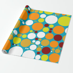 Chic Polka Dot Mosaic Muster #7 Geschenkpapier