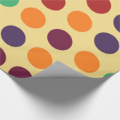 Chic Polka Dot Mosaic Muster #8 Geschenkpapier (Ecke)