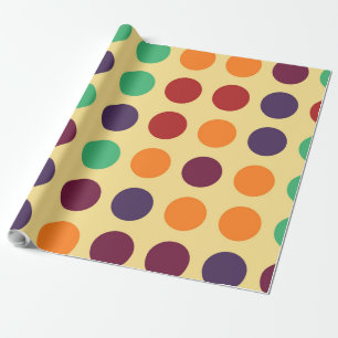 Chic Polka Dot Mosaic Muster #8 Geschenkpapier