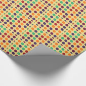 Chic Polka Dot Mosaic Muster #9 Geschenkpapier (Ecke)