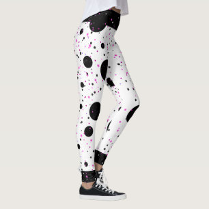 Chic Polka Dot Style Leggings