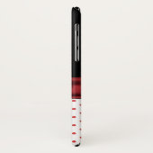 Chic Polka Dots and Bow iPhone X Case (Hinten/Links)