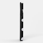 Chic Polka Dots iPhone Fälle (schwarz) Case-Mate iPhone Hülle (Hinten/Rechts)