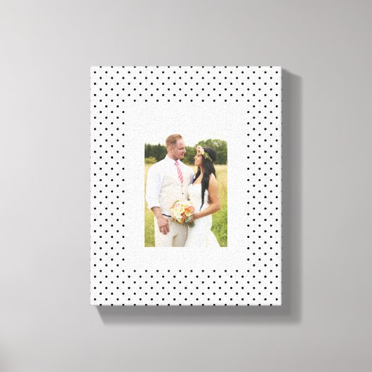 Chic Polka Dots Leinwanddruck (Vorderseite)