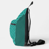 Chic-Polka-Dots-Thema Smart Dynamic QR-Code Crossbody Bag (Rechts)