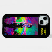 Chic Pop Art Anime Female mit Auto iPhone Gehäuse Hülle (Rückseite (Horizontal))