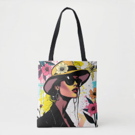 Chic Pop Floral Duet Tasche