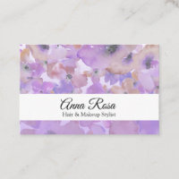 *~* Chic Popular Blume Blue Lavendel Wasserfarbe