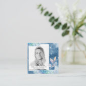 *~* Chic Popular Hair Model Acress FOTO Stars Quadratische Visitenkarte (Stehend Vorderseite)