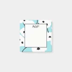 CHIC POST-IT-NOTE_MOD WEISSE U. SCHWARZE POST-IT KLEBEZETTEL