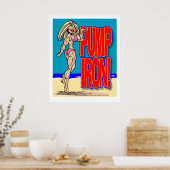 Chic-Poster Muskeln Poster (Küche)