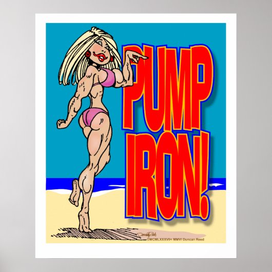 Chic-Poster Muskeln Poster (Vorne)