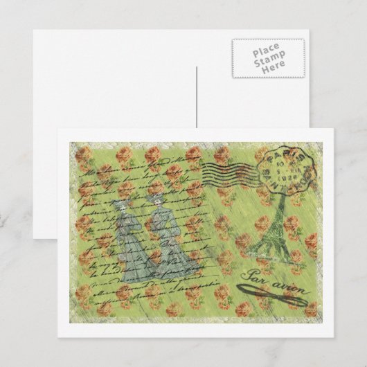 Chic Postkarte (Vorne/Hinten)