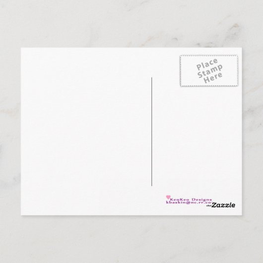 Chic Postkarte (Rückseite)