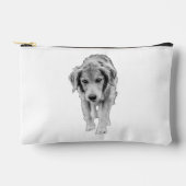 Chic Pouch with Young Retriever Zubehörtasche (Vorderseite)