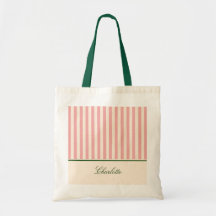 Chic Preppy Pastell Rosa Streifen