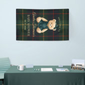 Chic Preppy Teddy Bear Baby Shower Banner (Messeveranstaltung)