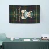 Chic Preppy Teddy Bear Baby Shower Banner (Messeveranstaltung)