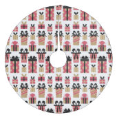 Chic Presents Fleece Tree Skirt Weihnachtsbaumdecke (Vorderseite)