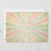 Chic Princess Einladungen zum ersten Geburtstag (Rückseite)