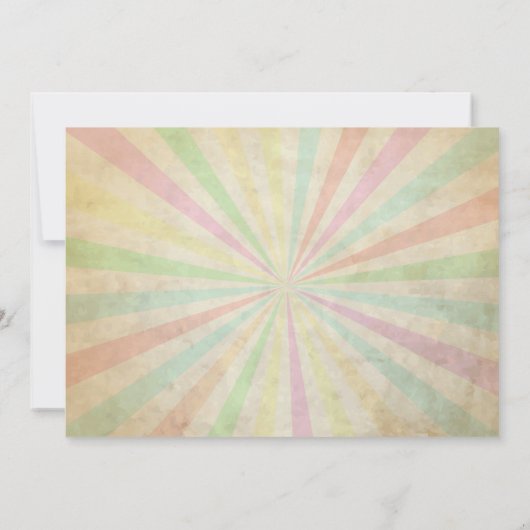 Chic Princess Einladungen zum ersten Geburtstag (Rückseite)