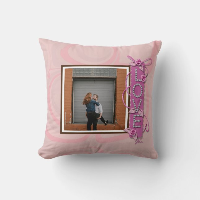 Chic Prints: Trending Throw Pillow Designs Kissen (Vorderseite)
