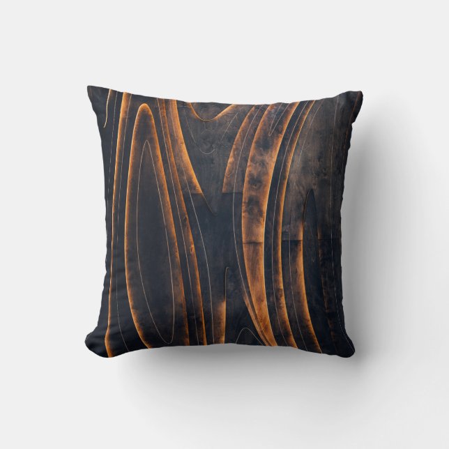 Chic Prints: Trending Throw Pillow Designs Kissen (Vorderseite)