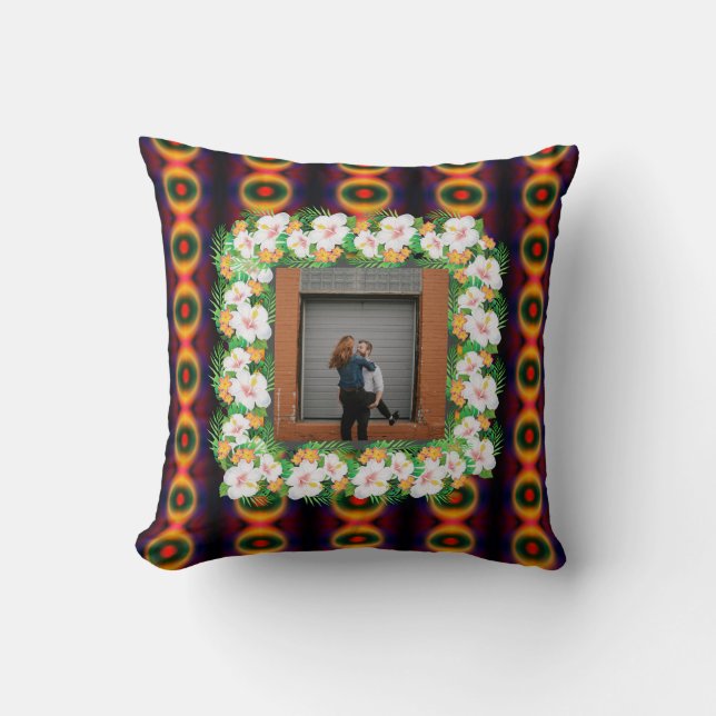 Chic Prints: Trending Throw Pillow Designs Kissen (Vorderseite)