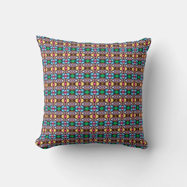 Chic Prints: Trending Throw Pillow Designs Kissen (Vorderseite)
