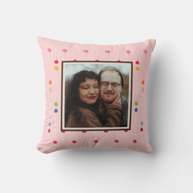 Chic Prints: Trending Throw Pillow Designs Kissen (Vorderseite)