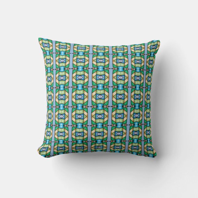 Chic Prints: Trending Throw Pillow Designs Kissen (Vorderseite)