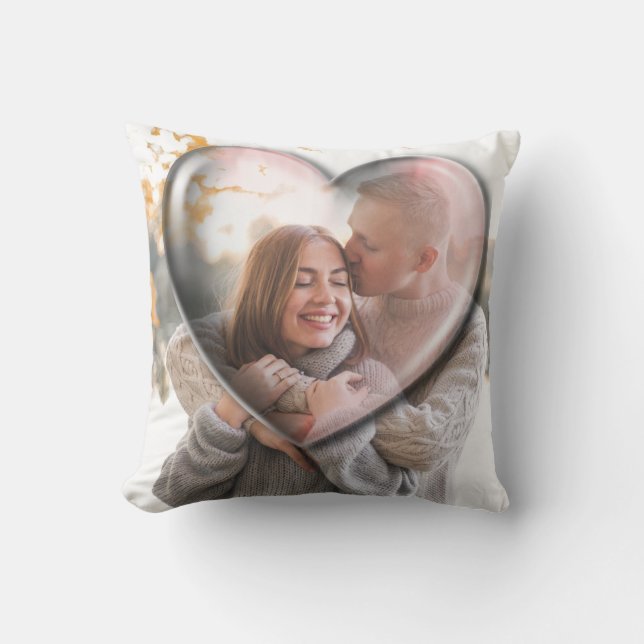 Chic Prints: Trending Throw Pillow Designs Kissen (Vorderseite)