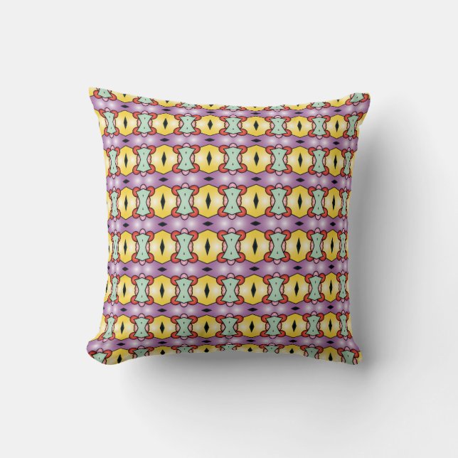 Chic Prints: Trending Throw Pillow Designs Kissen (Vorderseite)